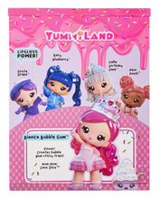 Load image into Gallery viewer, Yummiland Large Doll + Lipgloss Pet- Bianca Bubble Gum