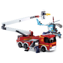 Load image into Gallery viewer, Sluban Fire Truck & Helicopter M38-B0627