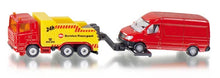 Load image into Gallery viewer, SIKU 1667 Towing vehicle with passenger car