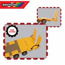Load image into Gallery viewer, Britains Kane Low Loader (Yellow) 1:32 Scale Model 43254