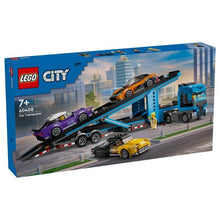 Load image into Gallery viewer, LEGO 60408 Car Transporter Truck with Sports Cars