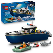 Load image into Gallery viewer, LEGO City police boat chase 60456