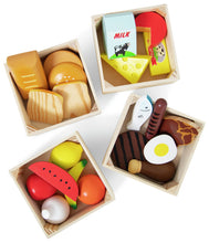 Load image into Gallery viewer, Melissa & Doug Sturdy Wooden Food Set