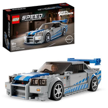 Load image into Gallery viewer, LEGO Speed Champions 2 Fast 2 Furious Nissan Skyline GT-R (R34) 76917 Building Kit