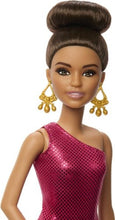 Load image into Gallery viewer, Barbie Salon Dancer Doll and Accessories with Red Ruffle Dress