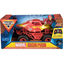 Load image into Gallery viewer, Monster Jam RC 1:24 Marvel Iron Man Truck