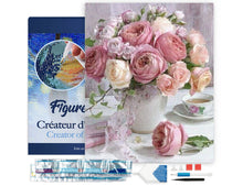 Load image into Gallery viewer, Figured’Art Bouquet of Roses Diamond Painting 40 × 50 cm