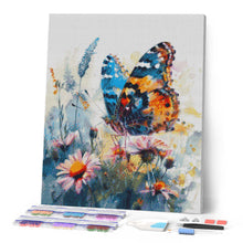 Load image into Gallery viewer, Figured’Art Diamond Painting - Butterfly and Flowers