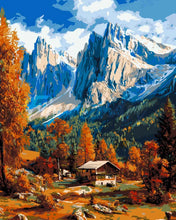 Load image into Gallery viewer, Figured’Art Autumn in the Dolomites Paint by Numbers 40 × 50 cm