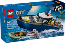 Load image into Gallery viewer, LEGO City police boat chase 60456