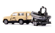 Load image into Gallery viewer, SIKU Land Rover Defender Safari & Boat – Little Explorer Adventures