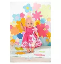 Load image into Gallery viewer, Baby Born Floral Rabbit Dress 43cm ZPF-832639