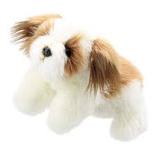 Load image into Gallery viewer, Brown and white dog Puppet