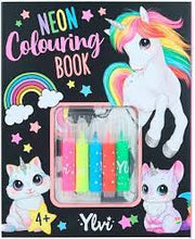 Load image into Gallery viewer, TOPMODEL Ylvi Neon Colouring Book Set