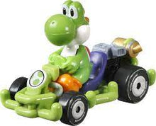 Load image into Gallery viewer, Hot Wheels Mario Kart Yoshi with Pipe Frame Kart