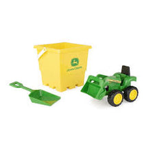 Load image into Gallery viewer, John Deere Sandbox Toy Set with Tractor, Bucket and Shovel