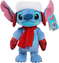 Load image into Gallery viewer, Disney Stitch Holiday Feature Plush | 14.5-Inch Dancing Holiday Toy home Play Toys