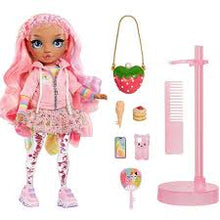 Load image into Gallery viewer, Rainbow High 11" Sparkle and Shine Rosetta Fashion Doll Pink Hair/Blue Eye with Liquid Sparkles Legs
