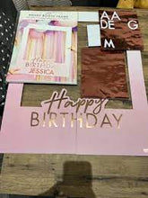 Load image into Gallery viewer, rose gold personalised photo booth
