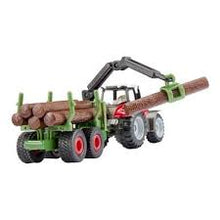Load image into Gallery viewer, SIKU Massey Ferguson Tractor with Forestry Trailer 1:87