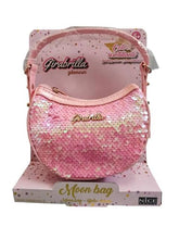 Load image into Gallery viewer, Girabrilla Moon Bag with Reversible Sequins