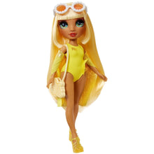 Load image into Gallery viewer, Rainbow High Swim & Style Sunny Yellow 11'' Doll with Shimmery Wrap to Style