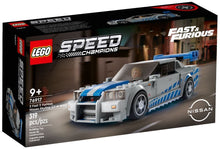 Load image into Gallery viewer, LEGO Speed Champions 2 Fast 2 Furious Nissan Skyline GT-R (R34) 76917 Building Kit