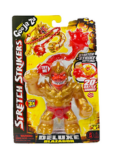 Load image into Gallery viewer, Heroes of Goo Jit Zu S11 Stretch Strikers Deluxe Blazagon Hero Pack 42932