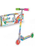 Load image into Gallery viewer, Ozbozz Rainbow Scooter With Flashing Wheels