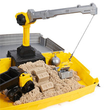 Load image into Gallery viewer, Kinetic Sand Construction Box Playset