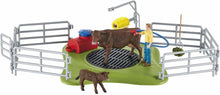Load image into Gallery viewer, Schleich Cow Washing Area