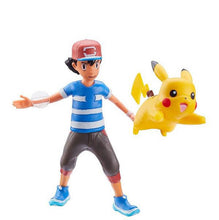 Load image into Gallery viewer, Pikachu/Ash Solid - 4.5" Battle Feature Figure