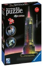 Load image into Gallery viewer, Ravensburger Empire State Building Night Edition 3D Puzzle
