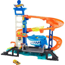 Load image into Gallery viewer, Hot Wheels Attacking Shark Escape Playset