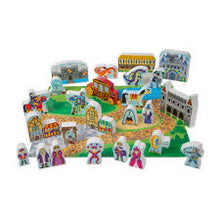 Load image into Gallery viewer, Melissa And Doug Wooden Castle Kingdom Play Set