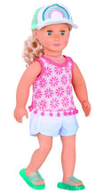 Load image into Gallery viewer, Our Generation Dreaming Up a Rainbow Outfit for 18" Dolls
