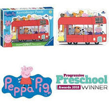Load image into Gallery viewer, London Bus Shaped Giant Floor Puzzle, 24pc