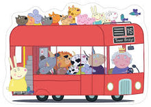 Load image into Gallery viewer, London Bus Shaped Giant Floor Puzzle, 24pc