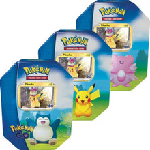 Load image into Gallery viewer, Pokemon TCG: Trainer Boxes and Special Items - Pokemon GO - Gift Tin