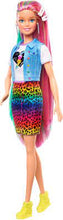 Load image into Gallery viewer, BARBIE LEOPARD RAINBOW HAIR DOLL WITH COLOUR CHANGE FEATURE