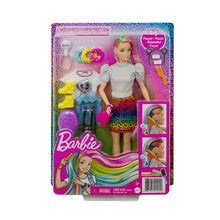 Load image into Gallery viewer, BARBIE LEOPARD RAINBOW HAIR DOLL WITH COLOUR CHANGE FEATURE