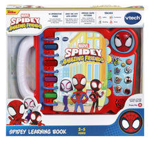 Load image into Gallery viewer, VTech Spidey and His Amazing Friends Learning Book