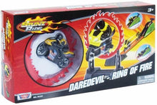 Load image into Gallery viewer, Motormax Daredevil Ring of Fire Racer Set