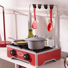 Load image into Gallery viewer, Melissa and Doug Deluxe Wooden Cooktop Set
