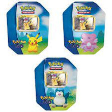 Load image into Gallery viewer, Pokemon TCG: Trainer Boxes and Special Items - Pokemon GO - Gift Tin