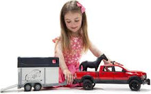 Load image into Gallery viewer, Bruder RAM 2500 Power Wagon with Horse Trailer and Horse
