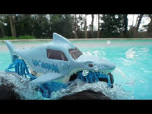 Load and play video in Gallery viewer, Monster Jam Megalodon 1:24 Radio Controlled Truck - Blue