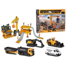 Load image into Gallery viewer, Majorette Volvo Construction Playset