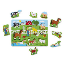 Load image into Gallery viewer, Old McDonald's Farm Sound Puzzle by Melissa and Doug