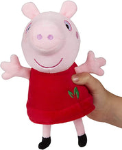 Load image into Gallery viewer, PEPPA PIG SOFT TOY RED DRESS PEPPA MADE FROM 100% RECYCLED MATERIALS